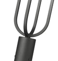 Z-LITE LELAND OUTDOOR PIER MOUNTED FIXTURE | 5005PHM-BK-LED - Post