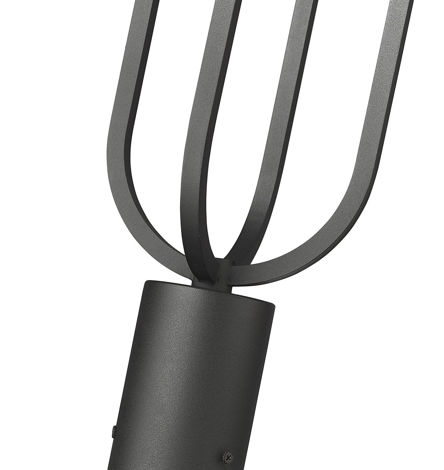 Z-LITE LELAND OUTDOOR PIER MOUNTED FIXTURE | 5005PHM-BK-LED - Post