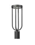 Z-LITE LELAND OUTDOOR PIER MOUNTED FIXTURE | 5005PHM-BK-LED - Post