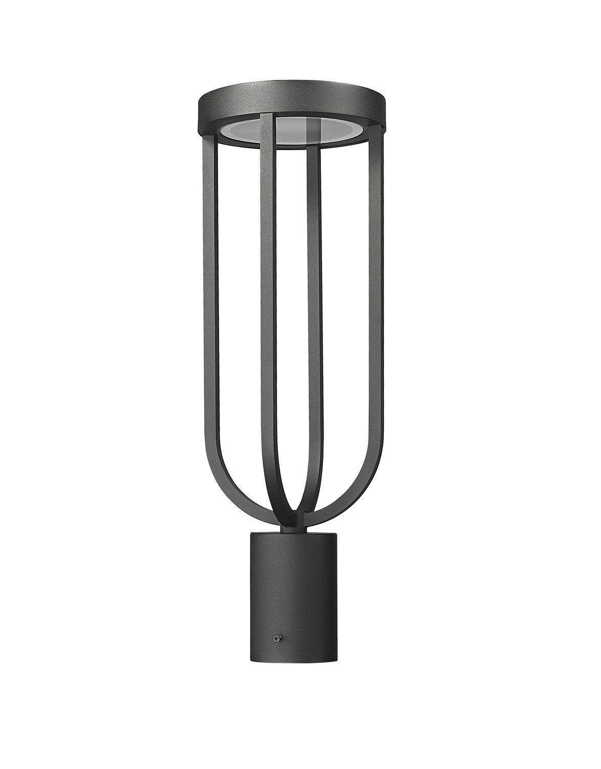 Z-LITE LELAND OUTDOOR PIER MOUNTED FIXTURE | 5005PHM-BK-LED - Post