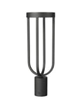 Z-LITE LELAND OUTDOOR PIER MOUNTED FIXTURE | 5005PHM-BK-LED - Post