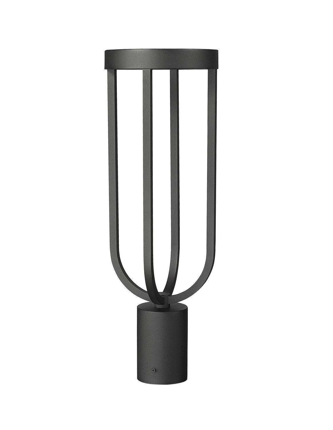 Z-LITE LELAND OUTDOOR PIER MOUNTED FIXTURE | 5005PHM-BK-LED - Post
