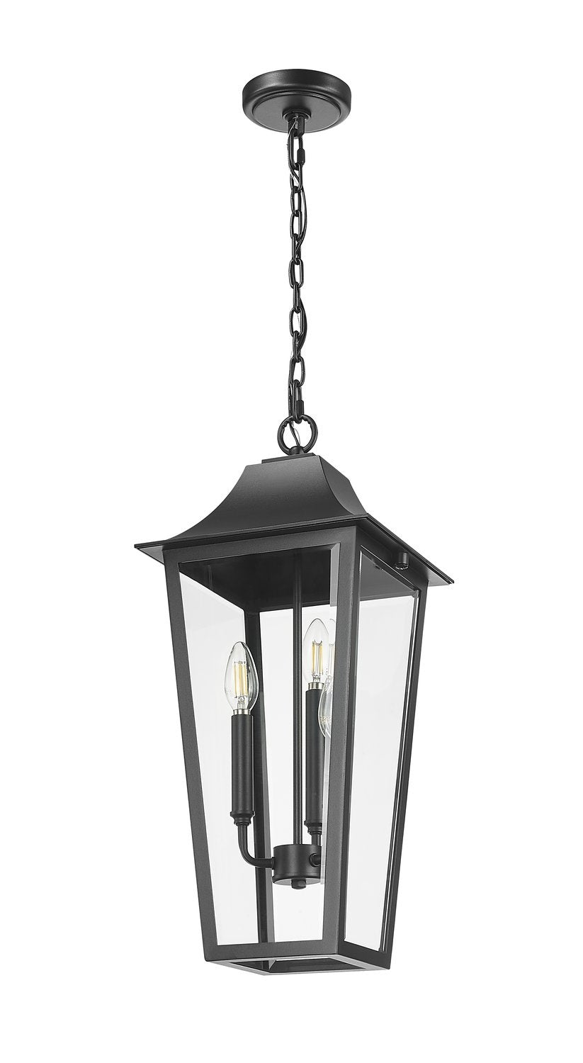 Z-LITE, GANNON OUTDOOR CHAIN MOUNT CEILING FIXTURE, OUTDOOR CEILING LIGHTS