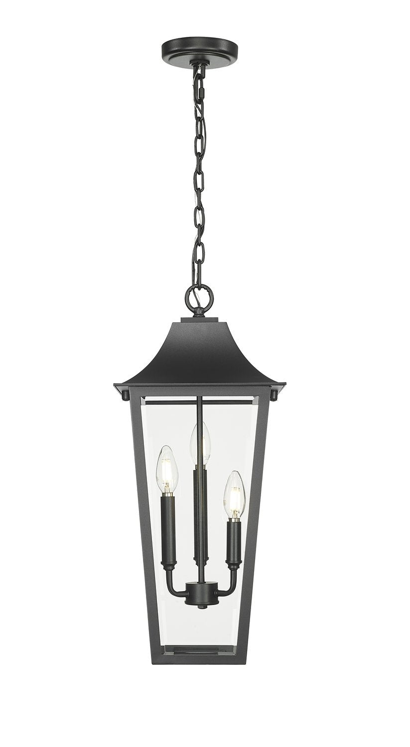 Z-LITE, GANNON OUTDOOR CHAIN MOUNT CEILING FIXTURE, OUTDOOR CEILING LIGHTS