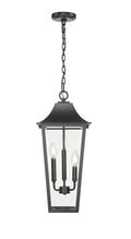 Z-LITE, GANNON OUTDOOR CHAIN MOUNT CEILING FIXTURE, OUTDOOR CEILING LIGHTS
