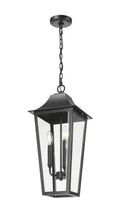 Z-LITE, GANNON OUTDOOR CHAIN MOUNT CEILING FIXTURE, OUTDOOR CEILING LIGHTS