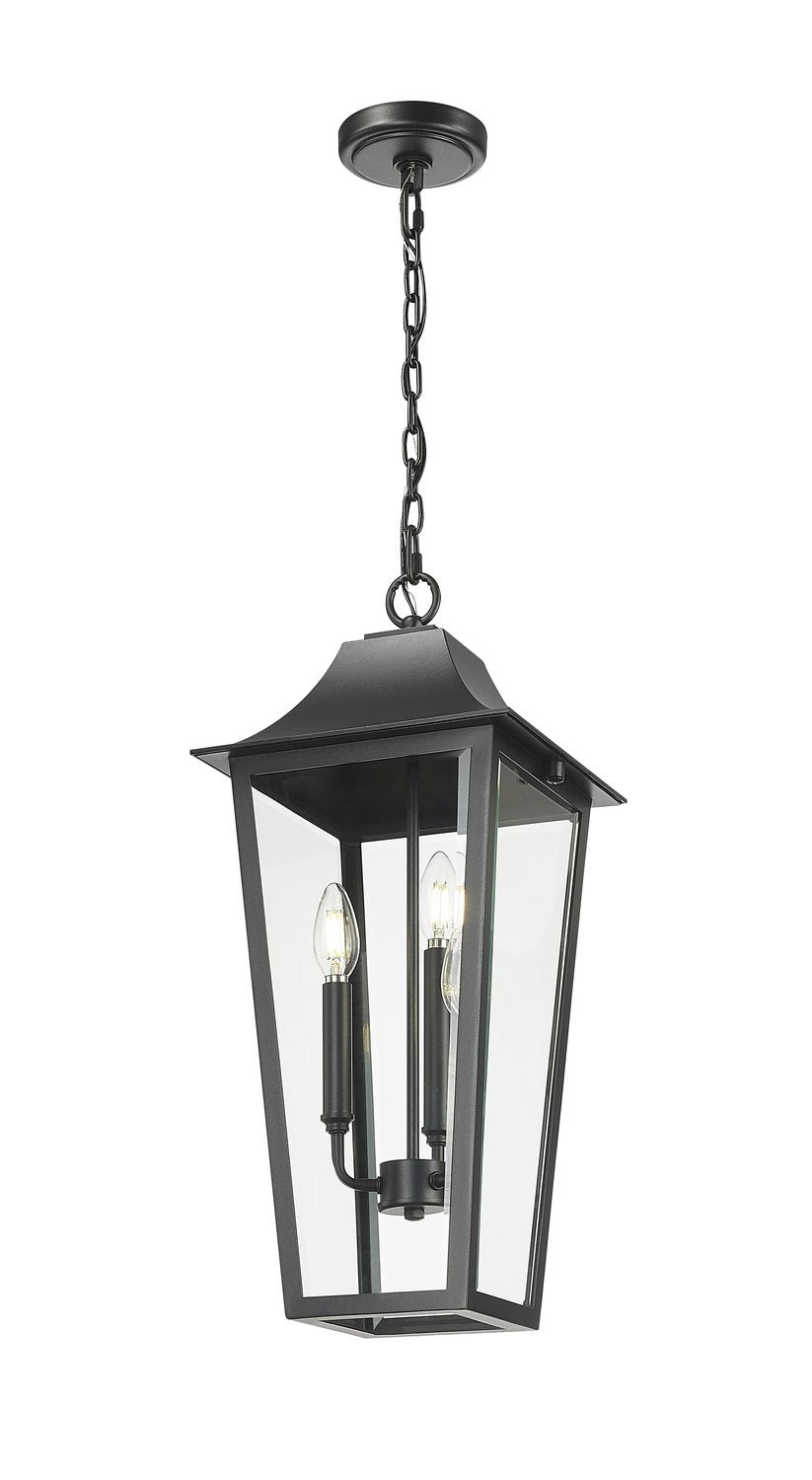 Z-LITE, GANNON OUTDOOR CHAIN MOUNT CEILING FIXTURE, OUTDOOR CEILING LIGHTS