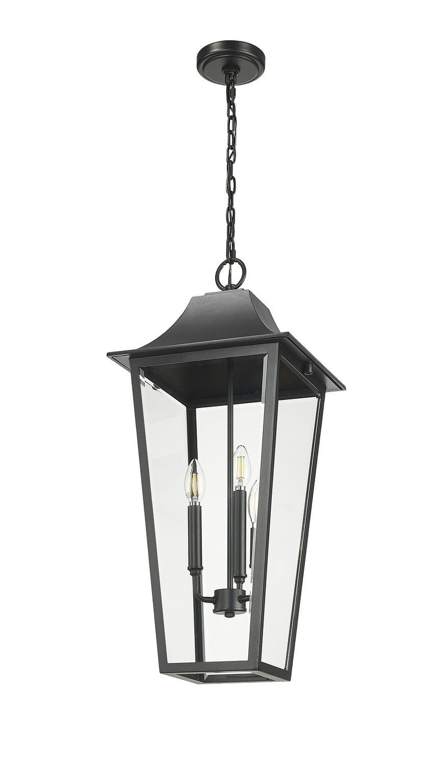 Z-LITE, GANNON OUTDOOR CHAIN MOUNT CEILING FIXTURE, OUTDOOR CEILING LIGHTS