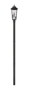 Z-LITE GANNON OUTDOOR POST MOUNTED FIXTURE - 5009P96 | 5008PHBR-5009P96-BK - Post