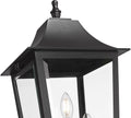 Z-LITE GANNON OUTDOOR POST MOUNTED FIXTURE - 5010P | 5008PHBR-5010P-BK - Post