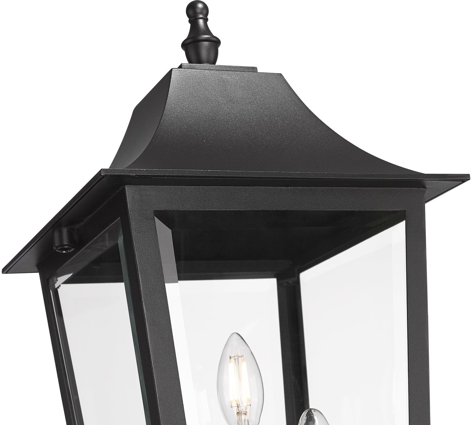Z-LITE GANNON OUTDOOR POST MOUNTED FIXTURE - 5010P | 5008PHBR-5010P-BK - Post