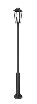 Z-LITE GANNON OUTDOOR POST MOUNTED FIXTURE - 5010P | 5008PHBR-5010P-BK - Post