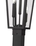 Z-LITE GANNON OUTDOOR POST MOUNTED FIXTURE - 536P | 5008PHBS-536P-BK - Post