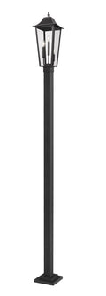 Z-LITE GANNON OUTDOOR POST MOUNTED FIXTURE - 536P | 5008PHBS-536P-BK - Post