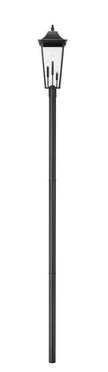 Z-LITE GANNON OUTDOOR POST MOUNTED FIXTURE - 5009P120 | 5008PHXLR-5009P120-B - Post