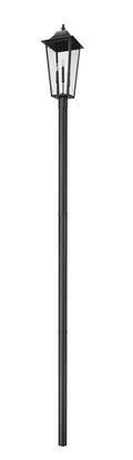 Z-LITE GANNON OUTDOOR POST MOUNTED FIXTURE - 5009P120 | 5008PHXLR-5009P120-B - Post