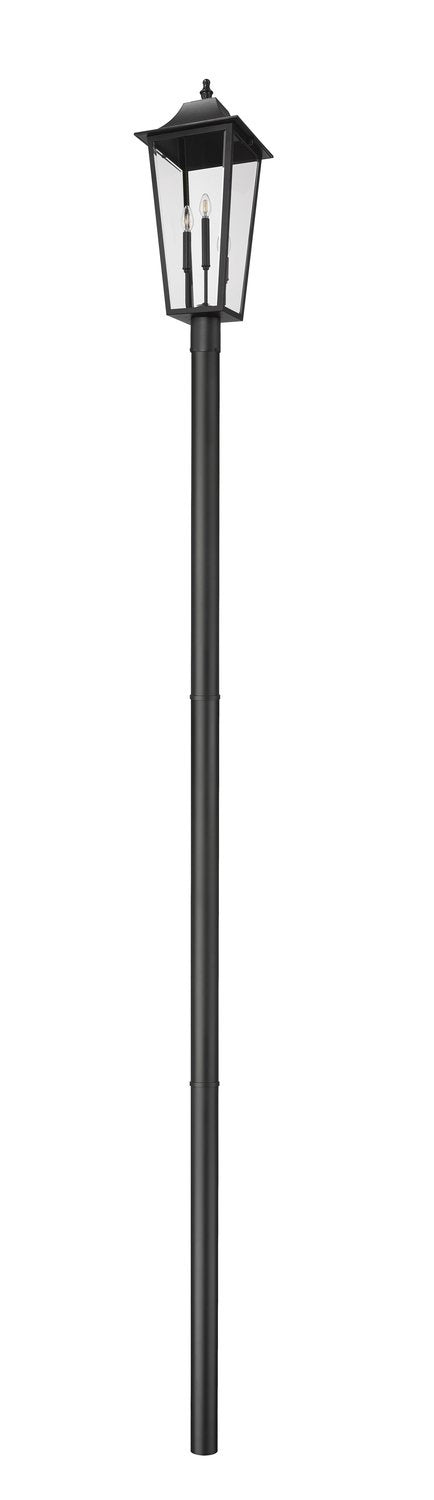 Z-LITE GANNON OUTDOOR POST MOUNTED FIXTURE - 5009P120 | 5008PHXLR-5009P120-B - Post