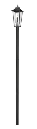 Z-LITE GANNON OUTDOOR POST MOUNTED FIXTURE - 5009P120 | 5008PHXLR-5009P120-B - Post