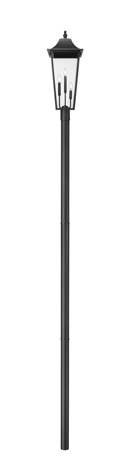 Z-LITE GANNON OUTDOOR POST MOUNTED FIXTURE - 5009P120 | 5008PHXLR-5009P120-B - Post