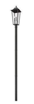Z-LITE GANNON OUTDOOR POST MOUNTED FIXTURE - 5009P96 | 5008PHXLR-5009P96-BK - Post