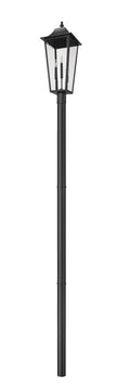 Z-LITE GANNON OUTDOOR POST MOUNTED FIXTURE - 5009P96 | 5008PHXLR-5009P96-BK - Post