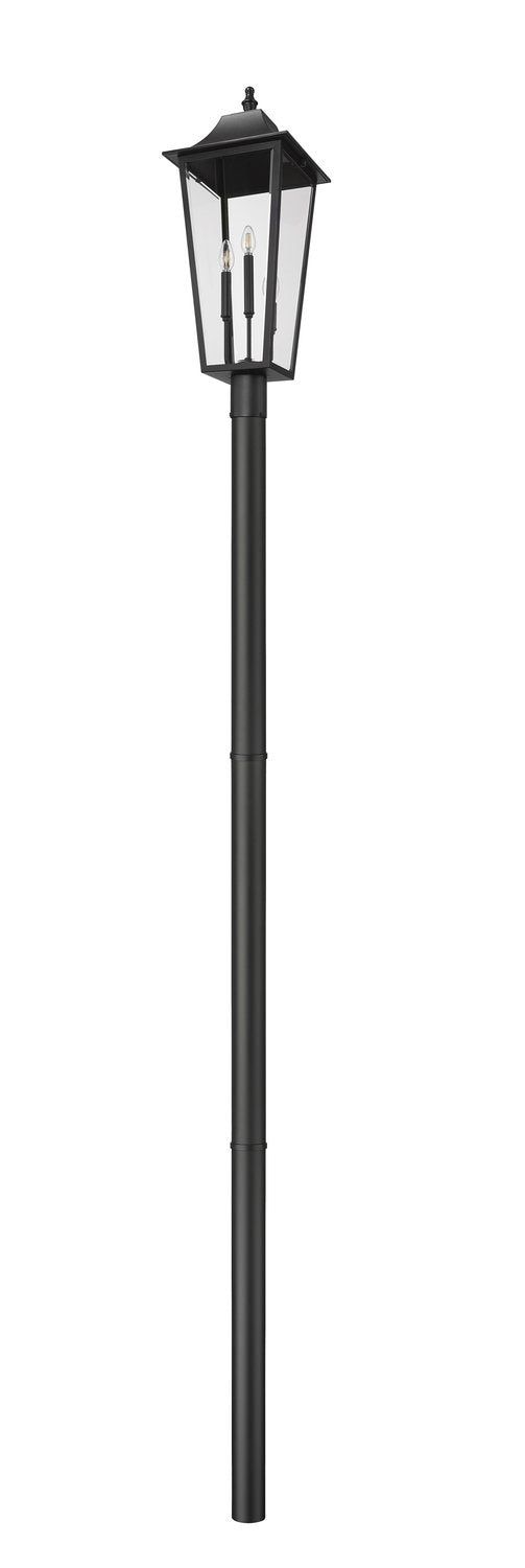 Z-LITE GANNON OUTDOOR POST MOUNTED FIXTURE - 5009P96 | 5008PHXLR-5009P96-BK - Post