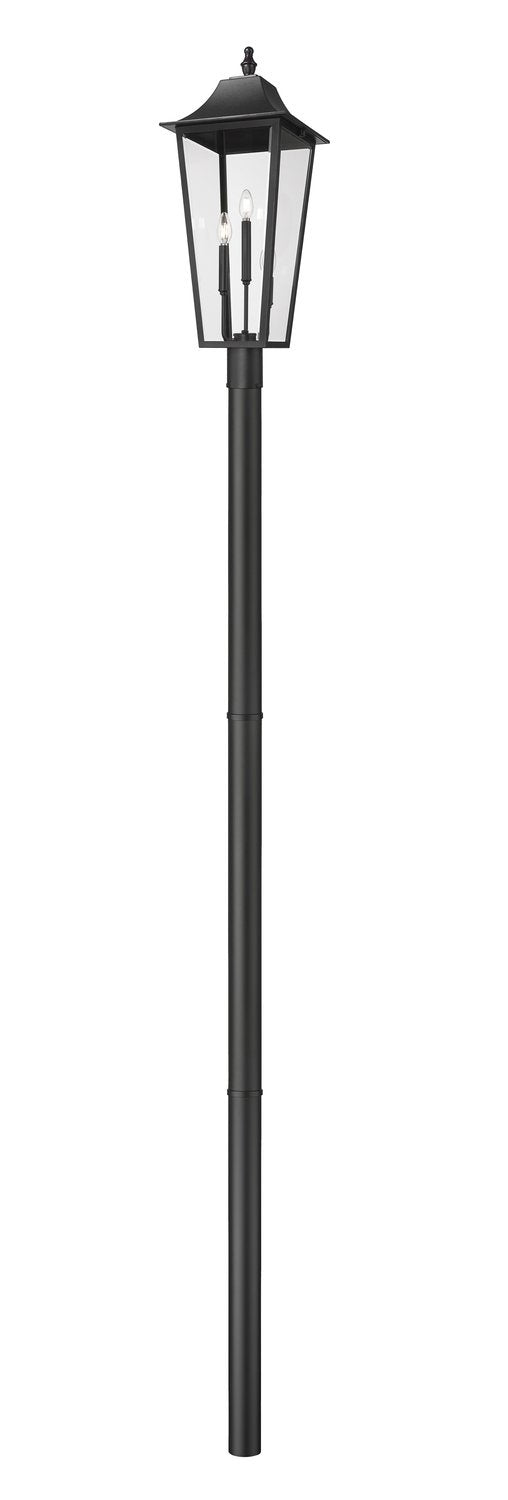 Z-LITE GANNON OUTDOOR POST MOUNTED FIXTURE - 5009P96 | 5008PHXLR-5009P96-BK - Post