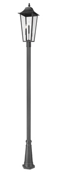 Z-LITE GANNON OUTDOOR POST MOUNTED FIXTURE - 519P | 5008PHXLR-519P-BK - Post