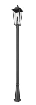 Z-LITE GANNON OUTDOOR POST MOUNTED FIXTURE - 519P | 5008PHXLR-519P-BK - Post