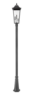 Z-LITE GANNON OUTDOOR POST MOUNTED FIXTURE - 519P | 5008PHXLR-519P-BK - Post