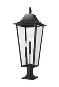Z-LITE GANNON OUTDOOR PIER MOUNTED FIXTURE | 5008PHXLR-533PM-BK - Post