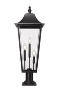Z-LITE GANNON OUTDOOR PIER MOUNTED FIXTURE | 5008PHXLR-533PM-BK - Post