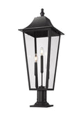Z-LITE GANNON OUTDOOR PIER MOUNTED FIXTURE | 5008PHXLR-533PM-BK - Post