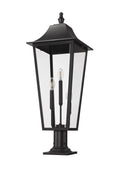 Z-LITE GANNON OUTDOOR PIER MOUNTED FIXTURE | 5008PHXLR-533PM-BK - Post