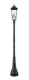 Z-LITE GANNON OUTDOOR POST MOUNTED FIXTURE - 564P | 5008PHXLR-564P-BK - Post