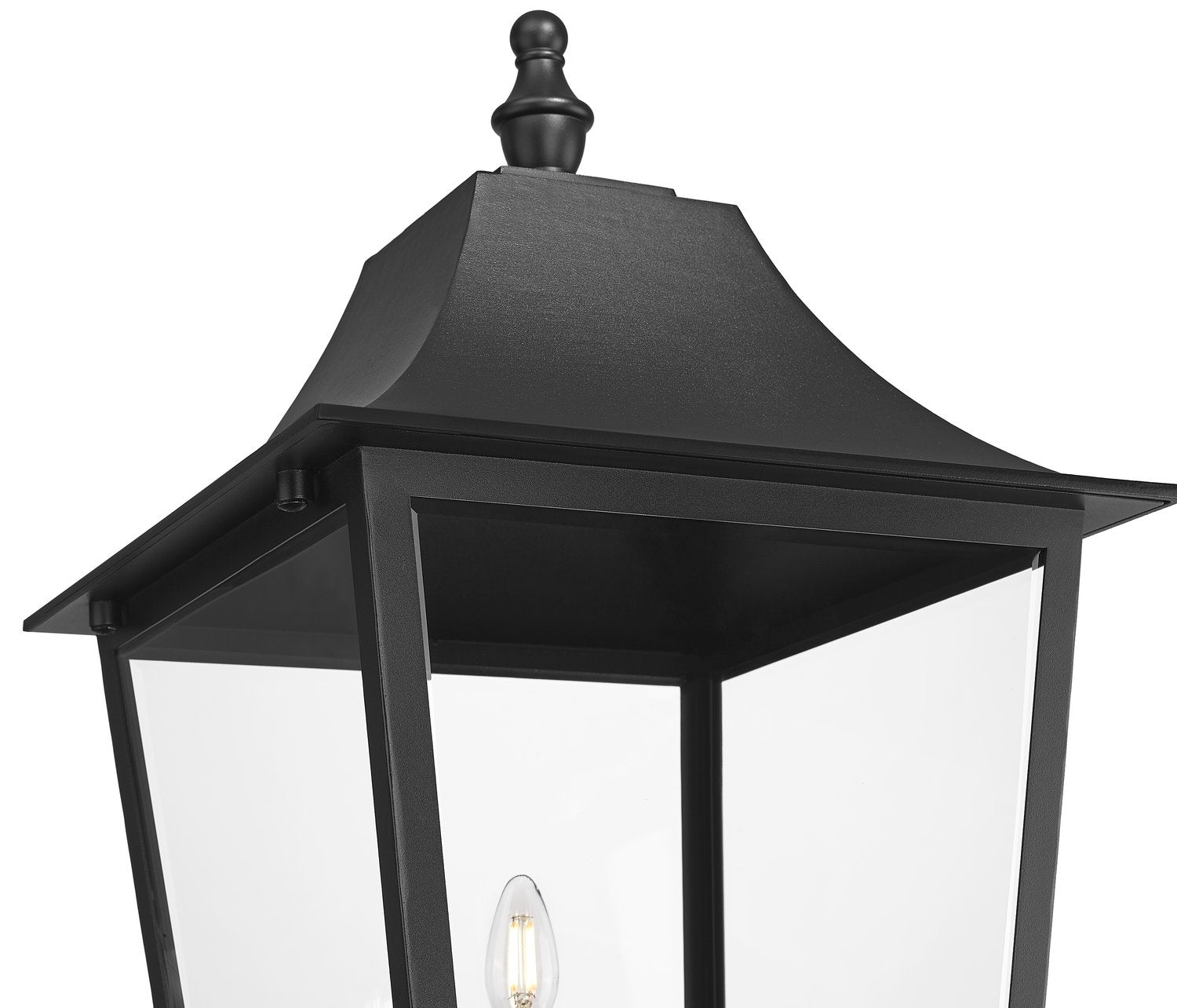 Z-LITE GANNON OUTDOOR POST MOUNTED FIXTURE - 564P | 5008PHXLR-564P-BK - Post