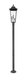 Z-LITE GANNON OUTDOOR POST MOUNTED FIXTURE - 567P | 5008PHXLR-567P-BK - Post