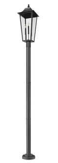 Z-LITE GANNON OUTDOOR POST MOUNTED FIXTURE - 567P | 5008PHXLR-567P-BK - Post