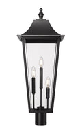 Z-LITE GANNON OUTDOOR POST MOUNT FIXTURE | 5008PHXLR-BK - Post