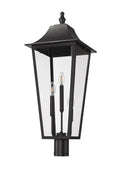Z-LITE GANNON OUTDOOR POST MOUNT FIXTURE | 5008PHXLR-BK - Post