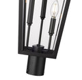 Z-LITE GANNON OUTDOOR POST MOUNT FIXTURE | 5008PHXLR-BK - Post