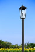 Z-LITE GANNON OUTDOOR POST MOUNTED FIXTURE - 536P | 5008PHXLS-536P-BK - Post