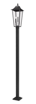 Z-LITE GANNON OUTDOOR POST MOUNTED FIXTURE - 536P | 5008PHXLS-536P-BK - Post