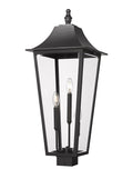 Z-LITE GANNON OUTDOOR POST MOUNT FIXTURE | 5008PHXLS-BK - Post
