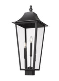 Z-LITE GANNON OUTDOOR POST MOUNT FIXTURE | 5008PHXLS-BK - Post