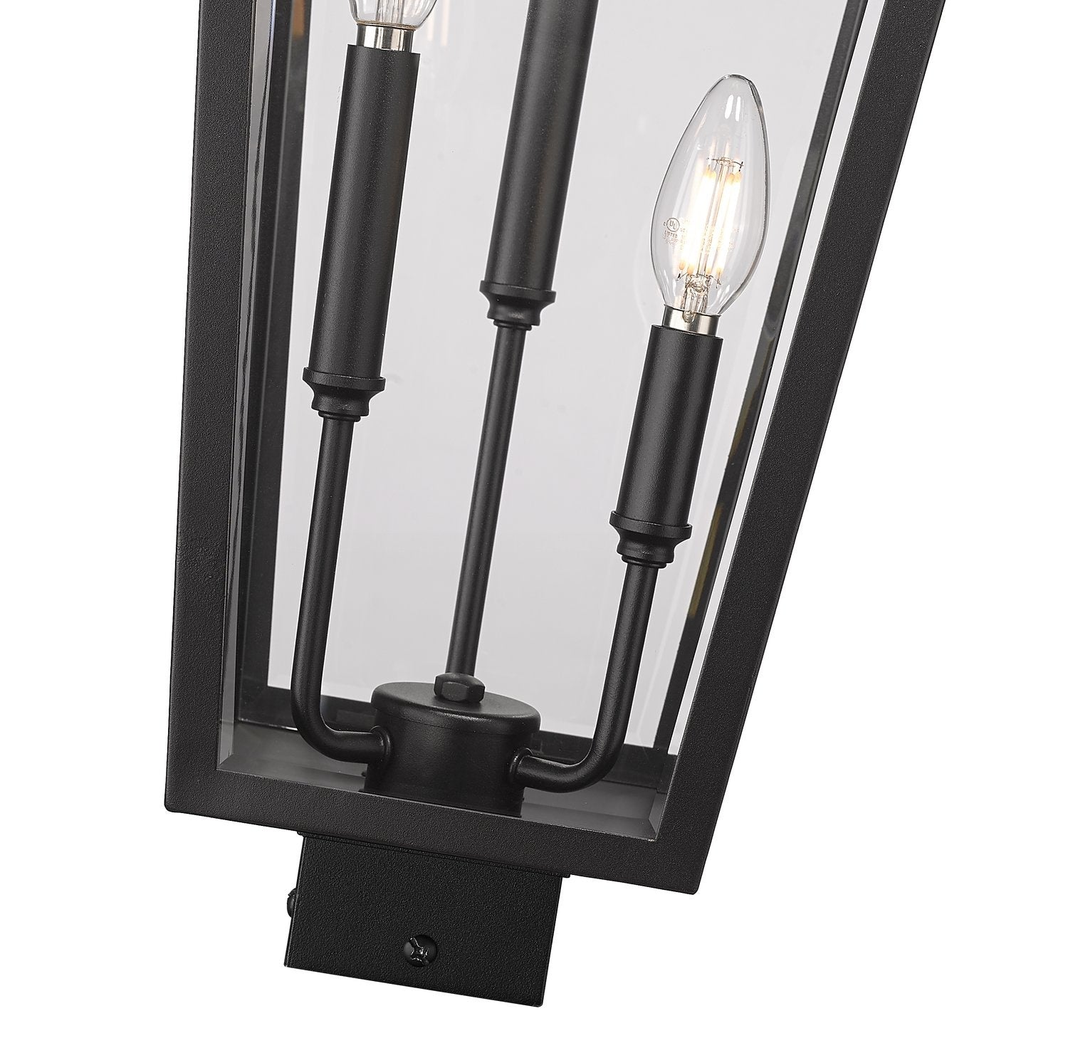 Z-LITE GANNON OUTDOOR POST MOUNT FIXTURE | 5008PHXLS-BK - Post