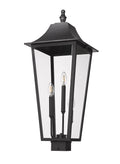 Z-LITE GANNON OUTDOOR POST MOUNT FIXTURE | 5008PHXLS-BK - Post