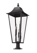 Z-LITE GANNON OUTDOOR PIER MOUNTED FIXTURE | 5008PHXXLR-533PM-BK - Post