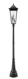 Z-LITE GANNON OUTDOOR POST MOUNTED FIXTURE - 564P | 5008PHXXLR-564P-BK - Post