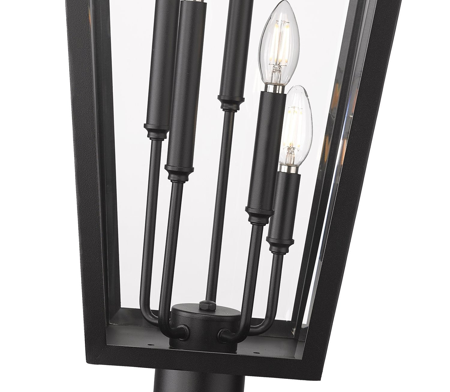 Z-LITE GANNON OUTDOOR POST MOUNTED FIXTURE - 564P | 5008PHXXLR-564P-BK - Post